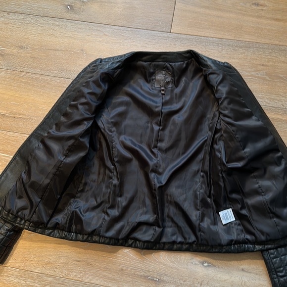 EUC Joie Leather Biker Jacket - Picture 12 of 12